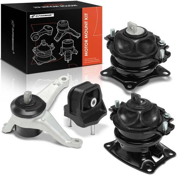 2013-2018 Acura RDX 4-Pc Engine Mount and Automatic Transmission Mount Kit Front & Rear & Right A-Premium APEM1416