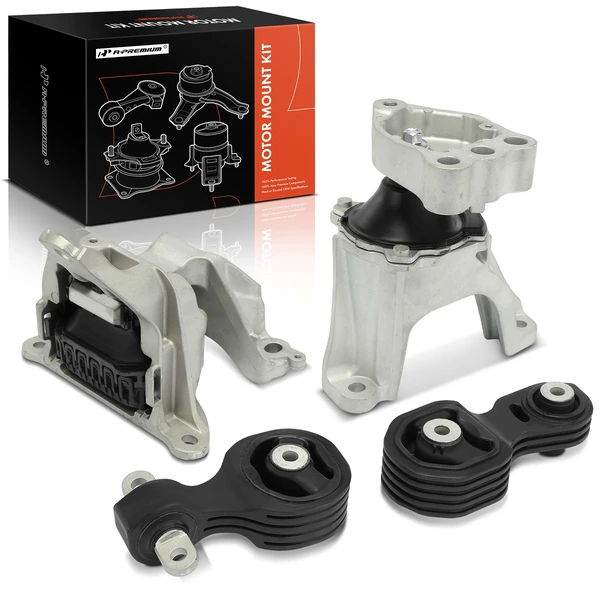 4-Pc Engine Mount and Transmission Mount Kit Left & Right & Rear A-Premium APEM1420