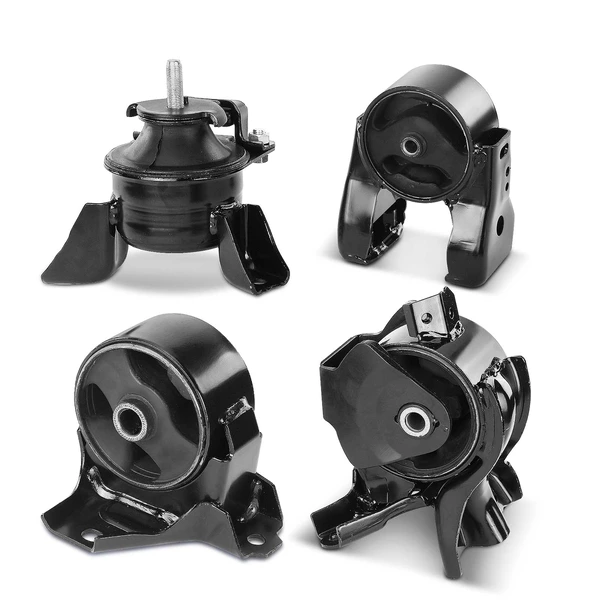 2006-2008 Hyundai Sonata 4-Pc Engine Mount and Transmission Mount Kit Front & Rear A-Premium APEM164