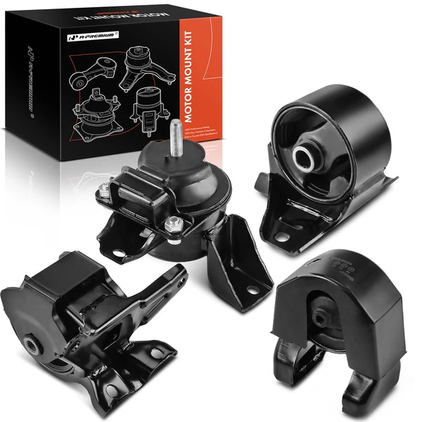 4-Pc Engine Mount and Transmission Mount Kit Front & Rear A-Premium APEM165