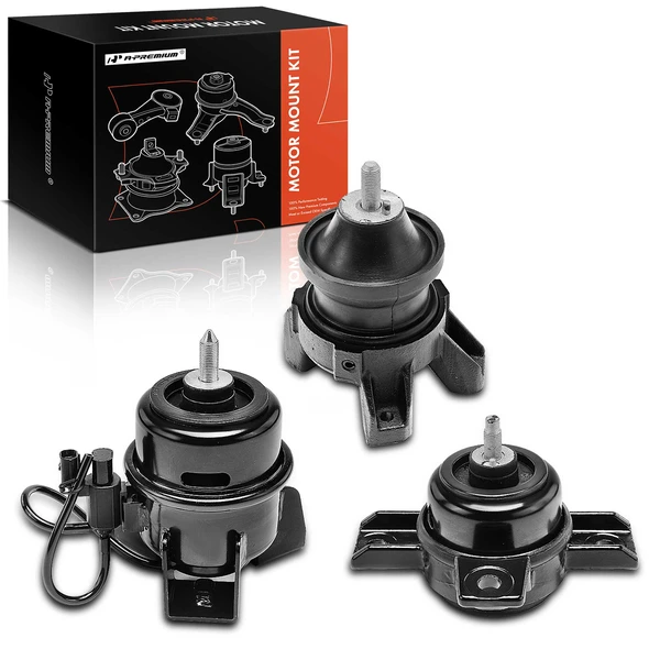 3-Pc Motor Mount Front & Rear A-Premium APEM332