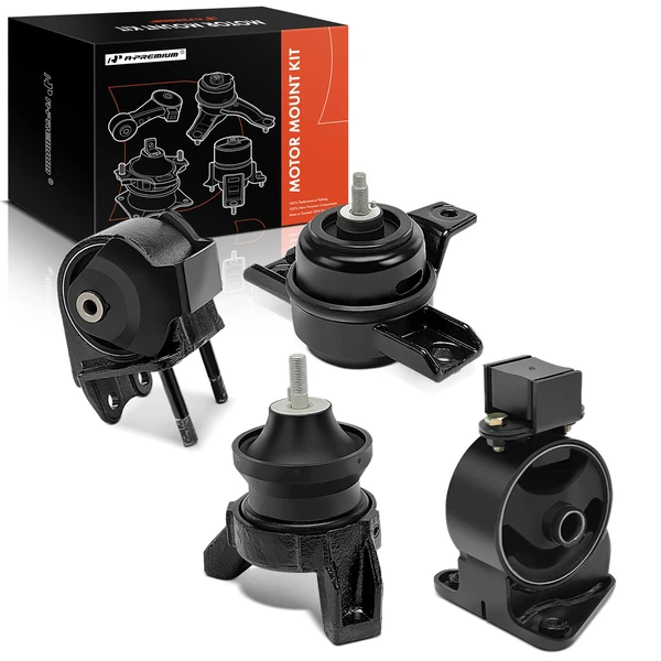 2011-2013 Kia Sorento 4-Pc Engine Mount and Transmission Mount Kit Front & Rear & Right A-Premium APEM333