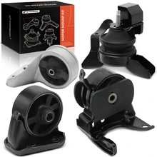 2001-2006 Hyundai Santa Fe Engine Mount + Transmission Mount, 4 Pcs, Front & Rear, A-Premium, APEM334