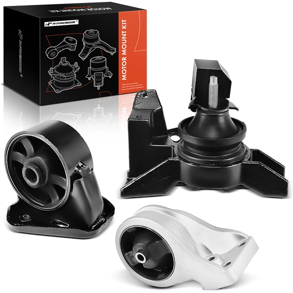 3-Pc Motor Mount Front & Rear A-Premium APEM335