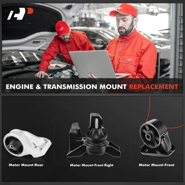 3-Pc Motor Mount Front & Rear A-Premium APEM335