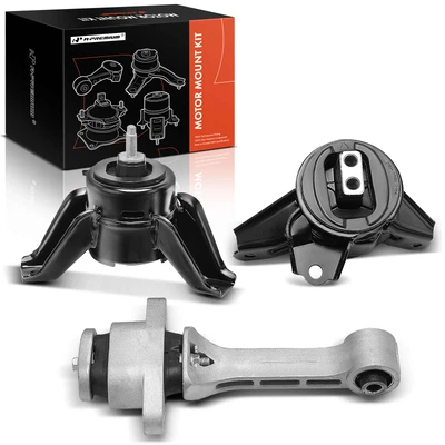 3 Pcs Engine Motor Mount & Transmission Mount