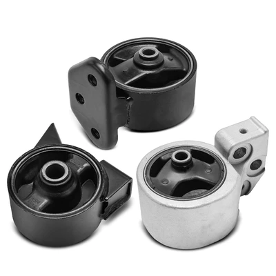 3 Pcs Engine Motor Mount & Transmission Mount