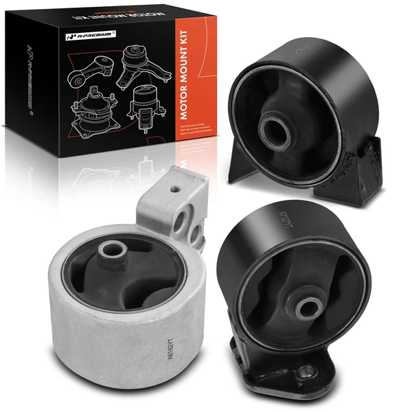 3-Pc Motor Mount, Front & Rear, A-Premium APEM629