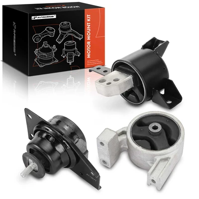 3 Pcs Engine Motor & Transmission Mount