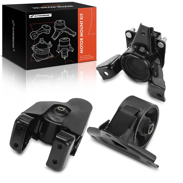 3 Pcs Front & Rear Engine Mount for 2006-2008 Hyundai Azera