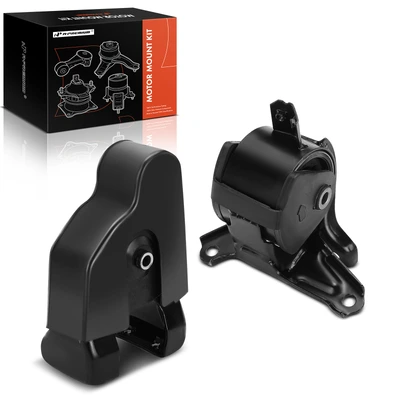 2 Pcs Engine Motor & Transmission Mount