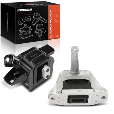 2 Pcs Engine Motor & Transmission Mount