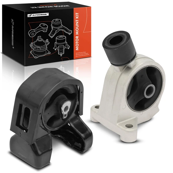 2007-2010 Hyundai Entourage 2-Pc Engine Motor Mount Front & Rear A-Premium APEM655