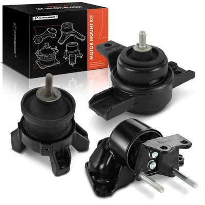 3 Pcs Engine Motor & Left Transmission Mount