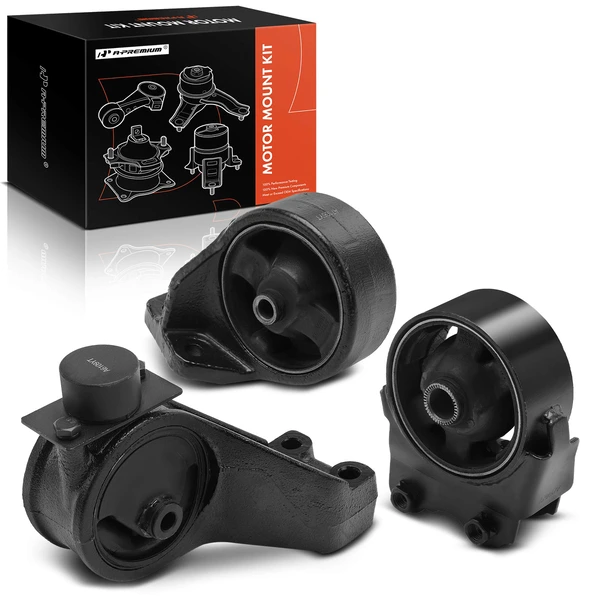 3-Pc Motor Mount Front & Rear A-Premium APEM678