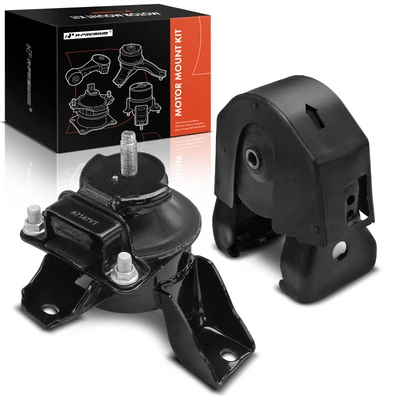 2 Pcs Front Lower & Rear Engine Motor Mount