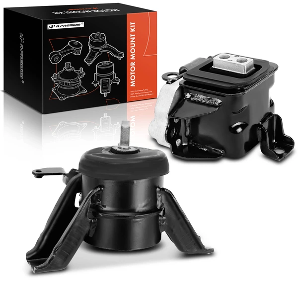 2-Pc Engine Mount and Transmission Mount Kit Front Right A-Premium APEM693