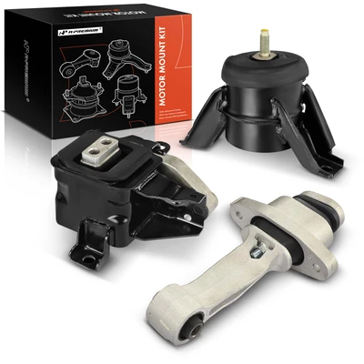 3 Pcs Engine Motor & Transmission Mount