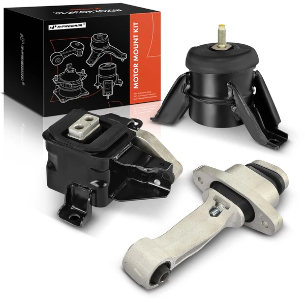 2015-2018 Hyundai Sonata 3-Pc Engine Mount and Transmission Mount Kit Front A-Premium APEM694