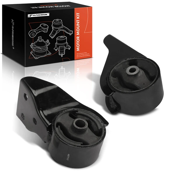 2-Pc Motor Mount, Front Left & Right, A-Premium APEM720