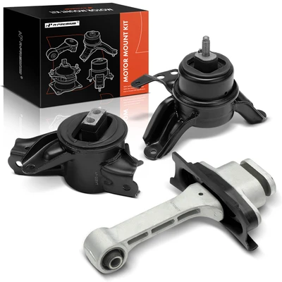 3 Pcs Transmission Mount & Engine Mount & Engine Shock Mount