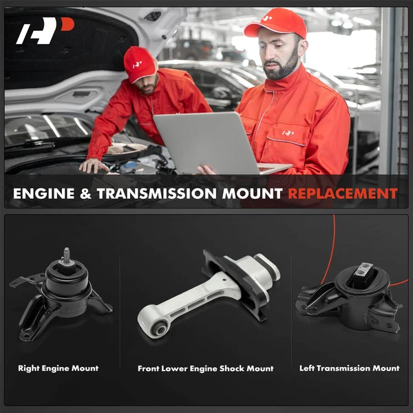 3-Pc Engine Mount Left & Right & Front A-Premium APEM2275PG