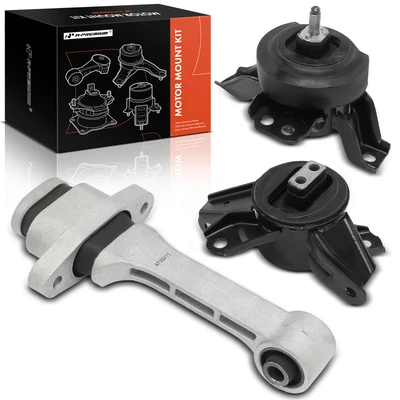 3 Pcs Engine Motor & Transmission & Torque Strut Mount
