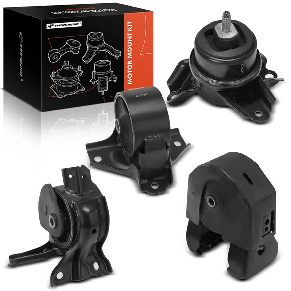 2009-2010 Hyundai Sonata 4-Pc Engine Mount and Transmission Mount Kit Front & Rear A-Premium APEM1209