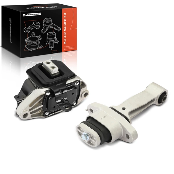 2-Pc Engine Mount and Transmission Mount Kit Front A-Premium APEM1193