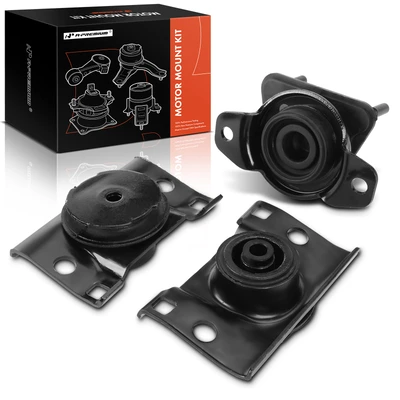 3 Pcs Engine Motor & Transmission Mount