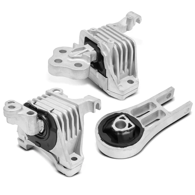 3 Pcs Engine Motor Mount & Transmission Mount