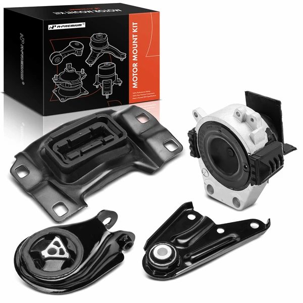 4 Pcs Engine Motor Mount & Transmission Mount for 2010-2013 Mazda 3