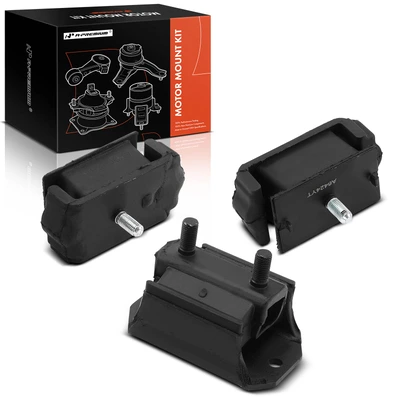 3 Pcs Engine Motor & Transmission Mount