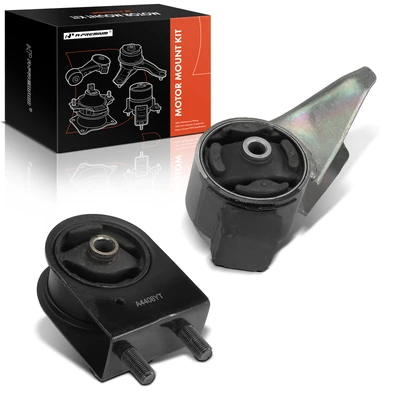 2 Pcs Front & Rear Engine Motor Mount