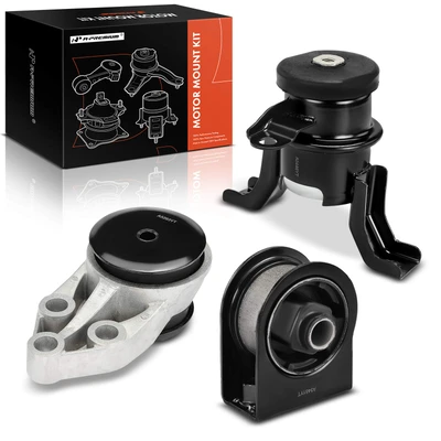 3 Pcs Engine Motor & Transmission Mount