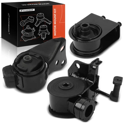 3 Pcs Front & Rear Engine Motor Mount