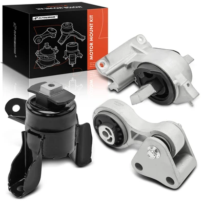 3 Pcs Engine Motor & Transmission & Torque Strut Mount