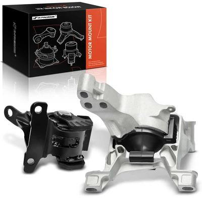 2 Pcs Engine Motor & Transmission Mount