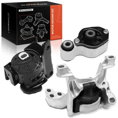 3 Pcs Engine & Transmission Mount & Engine Shock Mount
