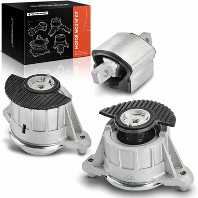 3 Pcs Engine Motor & Transmission Mount