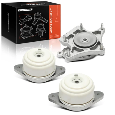 3 Pcs Engine Motor & Transmission Mount