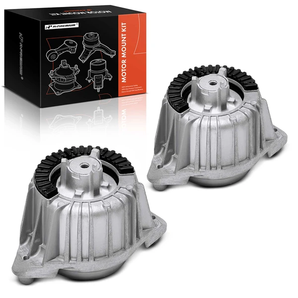 2-Pc Motor Mount Front Left & Front Right A-Premium APEM357