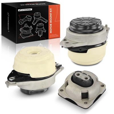 3 Pcs Engine Motor Mount & Transmission Mount