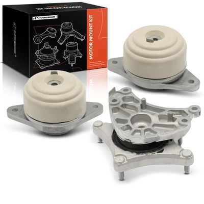 3 Pcs Engine Motor & Transmission Mount