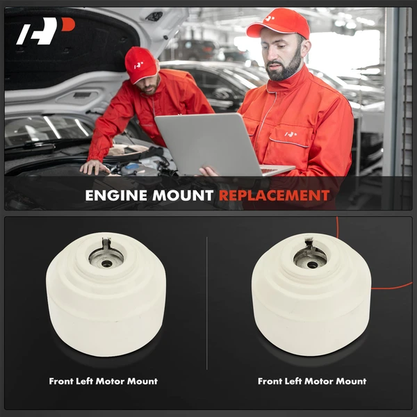 2-Pc Engine Mount Front Left & Front Right A-Premium APEM1427