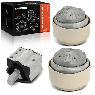 3 Pcs Engine Motor & Transmission Mount