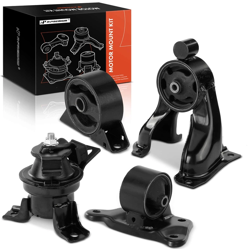 4-Pc Motor Mount + Transmission Mount, Front & Rear, A-Premium APEM172