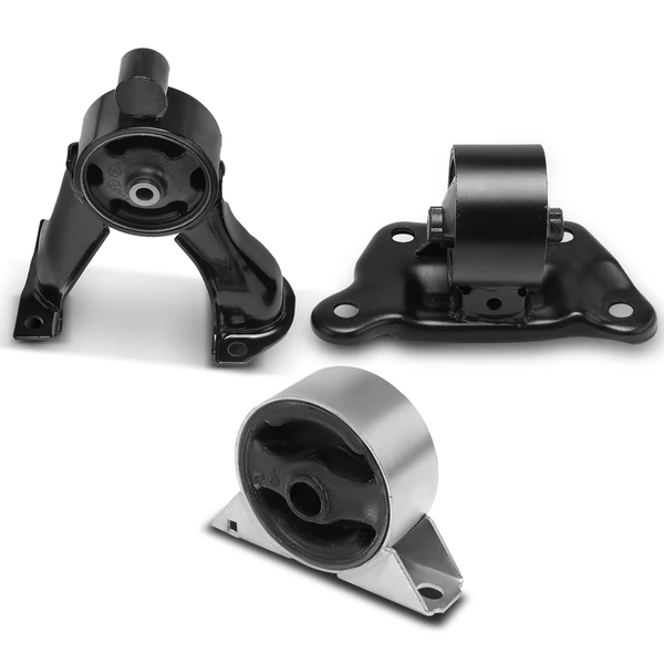 2003-2005 Mitsubishi Outlander 3-Pc Engine Mount and Transmission Mount Kit Front & Rear A-Premium APEM359