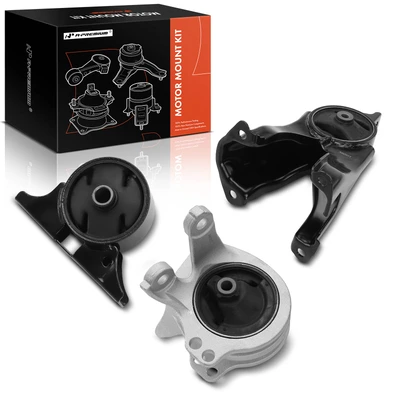 3 Pcs Engine Motor & Transmission Mount