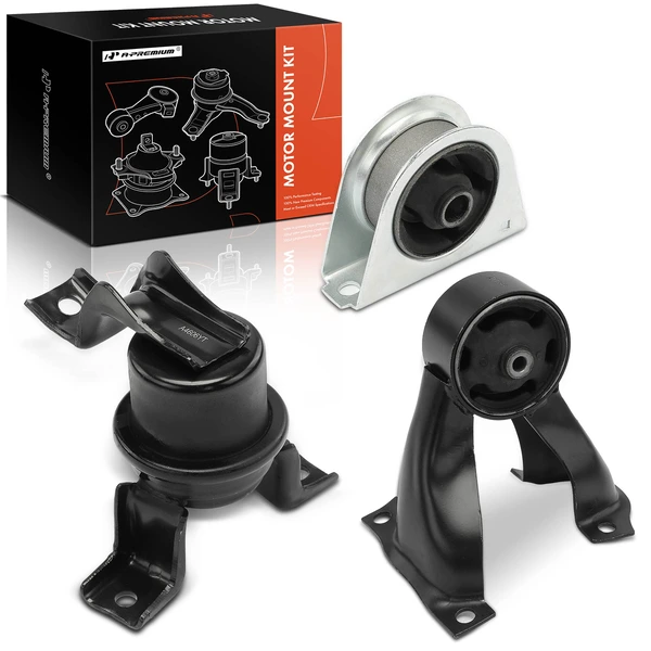 3-Pc Motor Mount, Front & Rear, A-Premium APEM776